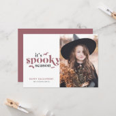 Spooky Season Halloween Foto Cards Karte (Vorderseite/Rückseite Beispiel)