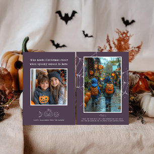 Spooky Season Halloween Fotokarte