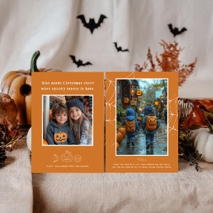 Spooky Season Halloween Fotokarte