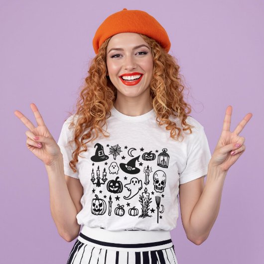 Spooky Season Halloween Geister und Pumpkins T-Shirt