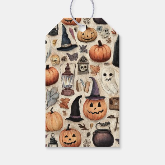 Spooky Season - Halloween-Geschenkmarke Geschenkanhänger (Rückseite)