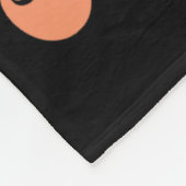 Spooky Season Halloween Ghost Kostüm Retro Groovy Fleecedecke (Ecke)