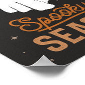 Spooky Season Halloween Ghost Poster (Ecke)
