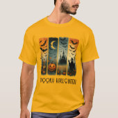 Spooky Season Halloween Ghosts Pumpkins T - Shirt (Vorderseite)