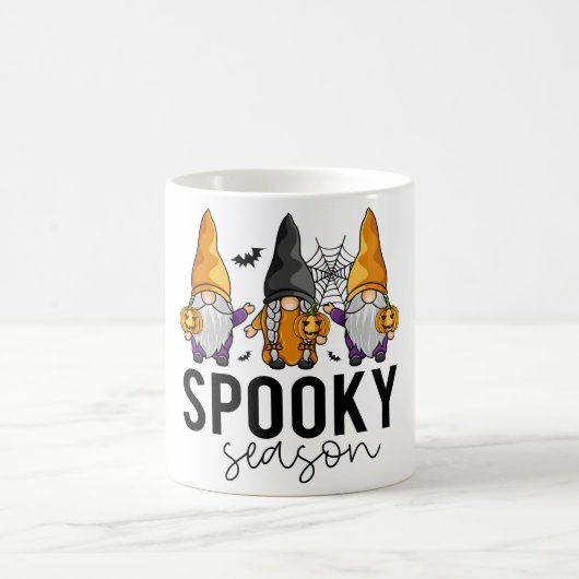 Spooky Season Halloween Gnomes Kaffeetasse (Mittel)