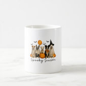 Spooky Season Halloween Hund Kaffeetasse (Mittel)