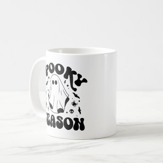 Spooky Season Halloween Kaffeetasse (Vorderseite Links)