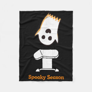 Spooky Season Halloween Niedlich Ghost Gymnast Vau Fleecedecke