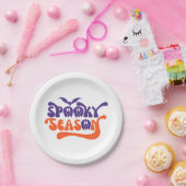 Spooky Season Halloween-Party Pappteller (Party)