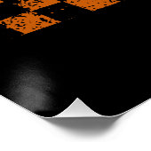 Spooky Season Halloween Pumpkin Poster (Ecke)