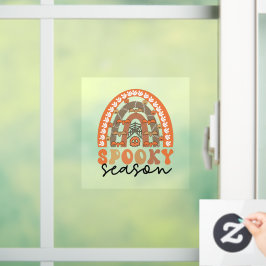 Spooky Season Halloween Rainbow Fall Fensteraufkleber