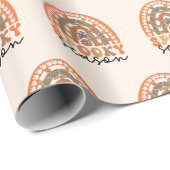 Spooky Season Halloween Rainbow Fall Geschenkpapier (Rolleneckpunkt)