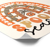 Spooky Season Halloween Rainbow Fall Poster (Ecke)