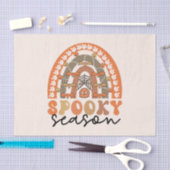 Spooky Season Halloween Rainbow Fall Seidenpapier (Handwerk)