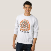 Spooky Season Halloween Rainbow Fall Sweatshirt (Vorne ganz)
