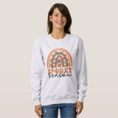 Spooky Season Halloween Rainbow Fall Sweatshirt (Vorne ganz)