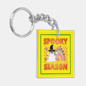 Spooky Season Halloween Vibes-45634 Schlüsselanhänger (Vorderseite links)