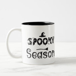 Spooky Season Hexenhut-Tasse Zweifarbige Tasse