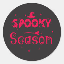 Spooky Season Hexenhutsticker