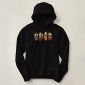 Spooky Season Horror Fall Coffee Halloween Autumn Hoodie (Design vorne)