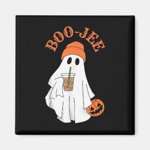 Spooky Season Niedlich Boujee Ghost Halloween Kost Magnet