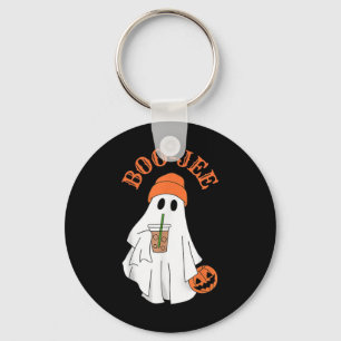 Spooky Season Niedlich Boujee Ghost Halloween Kost Schlüsselanhänger