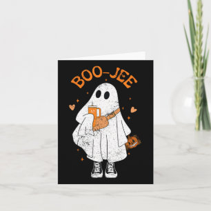 Spooky Season Niedlich Ghost Halloween Boujee Boo Karte