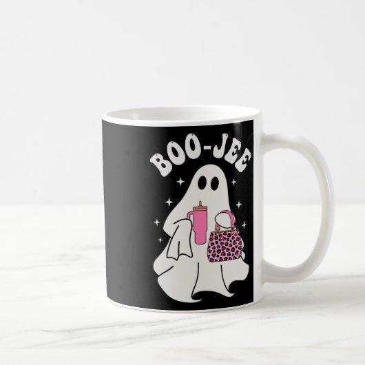 Spooky Season Niedlich Ghost Halloween Kostüm Boo- Kaffeetasse (Rechts)