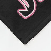 Spooky Season Niedlich Ghost Halloween Kostüm Flor Fleecedecke (Ecke)