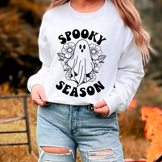 Spooky Season Niedlich Ghost Halloween Sweatshirt