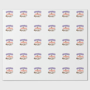 Spooky Season Niedlich Ghost Halloween Wrapping Pa Geschenkpapier