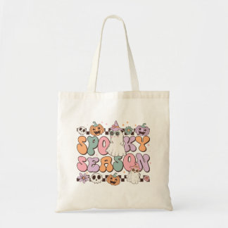 Spooky Season Niedlich Ghost Retro Halloween Tragetasche