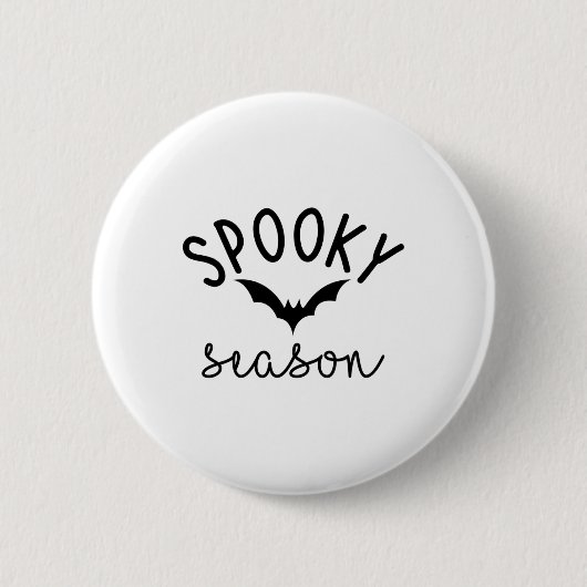 Spooky Season Niedlich Halloween Kostüm T Fall Mam Button (Vorderseite)