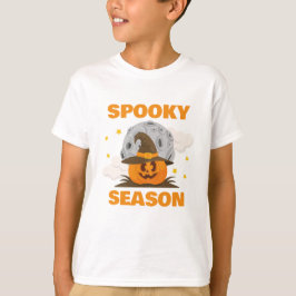Spooky Season Niedlich Orange Pumpkin Halloween T-Shirt