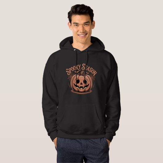 Spooky Season Niedlich Pumpkin Design Hoodie (Vorne ganz)