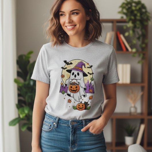 Spooky Season of fun Oktoberaussehen - Retro Ghost T-Shirt