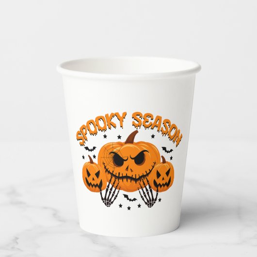 Spooky Season Pappbecher (Rückseite)