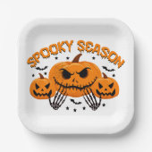 Spooky Season Pappteller (Vorderseite)
