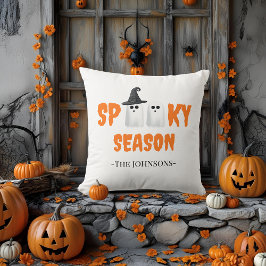 Spooky Season Pillow - Modernes Halloween Dekor Kissen