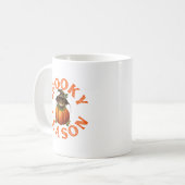 Spooky Season Pumpkin Cat Kaffeetasse (Vorderseite Links)