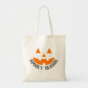 Spooky Season Pumpkin Face Niedliche Halloween Tot Tragetasche