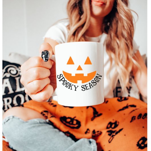 Spooky Season Pumpkin Geace Niedliche Halloween-Ta Kaffeetasse