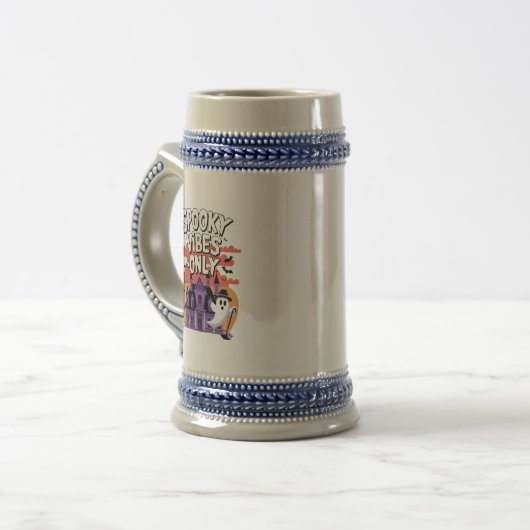 Spooky Season Quotes Bierglas (Vorderseite Links)