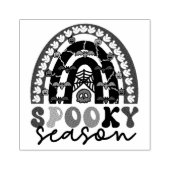 Spooky Season Rainbow Halloween Spooky Gummistempel (Prägung)