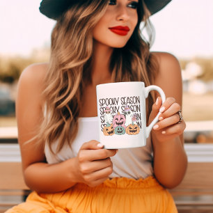 Spooky Season Retro Groovy Halloween Kaffeetasse