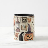 Spooky Season Sips - Halloween-Elemente der Tasse (Zentrum)
