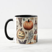 Spooky Season Sips - Halloween-Elemente der Tasse (Links)