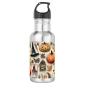 Spooky Season Sips - Halloween Wasserflasche (Vorderseite)