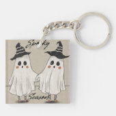 Spooky Season Squad Acrylic Keychain Schlüsselanhänger (Rückseite)