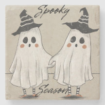 Spooky Season Squad Stone Coaster